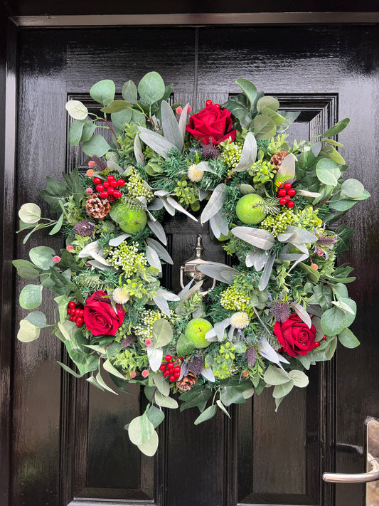 45cm DELUXE FOLIAGE WREATH